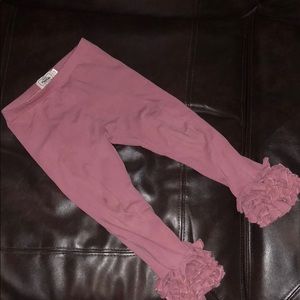 Pearls and Piggytails mauve icings size 4